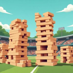 Giant Yard Jenga Outdoor Game
