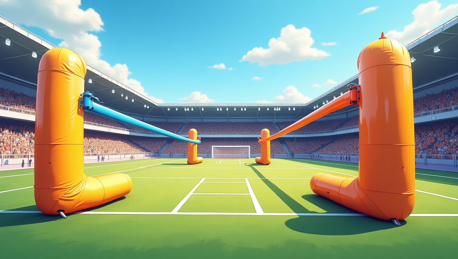 Inflatable Event Boundary Tubes