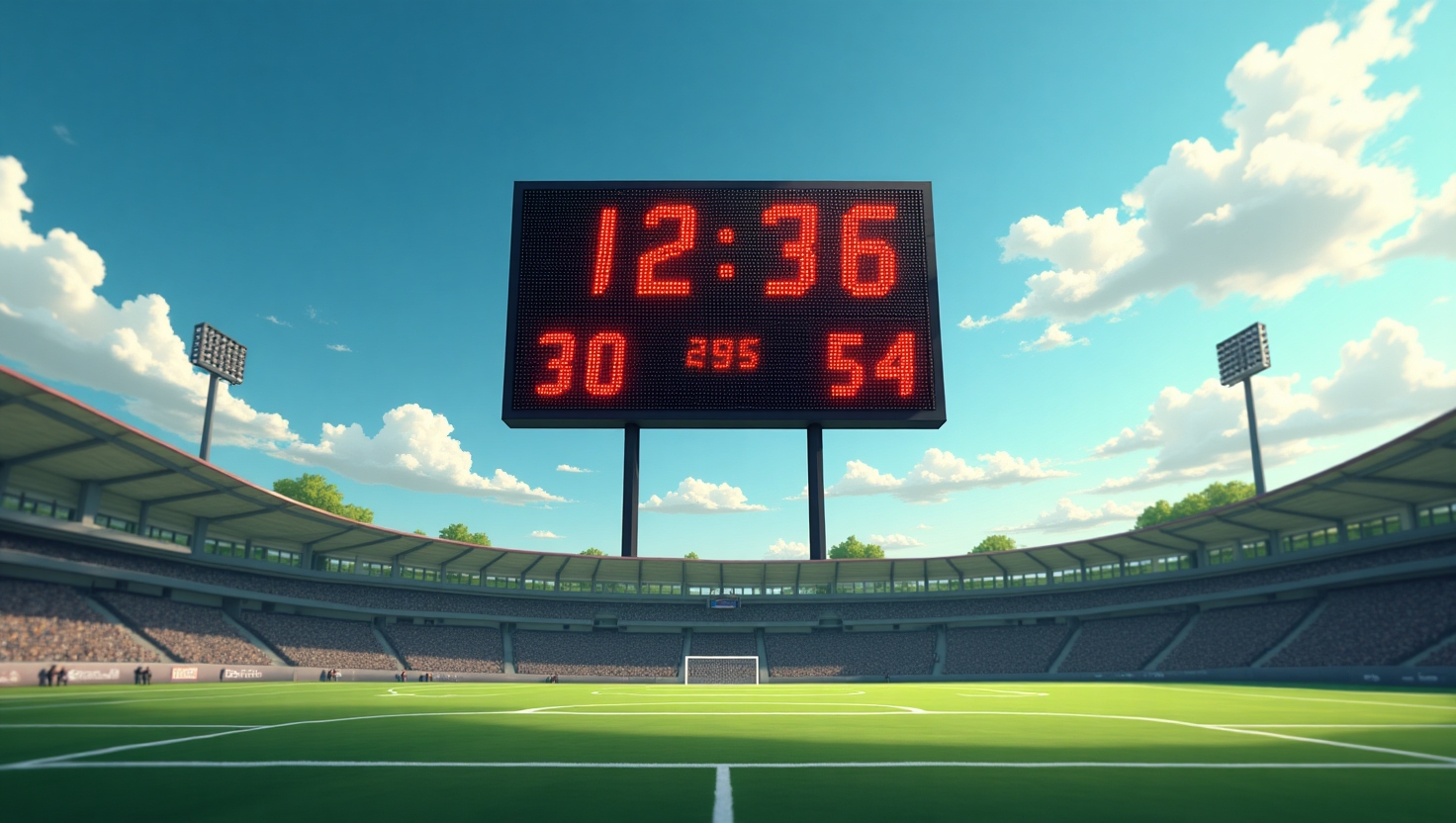 Portable LED Scoreboard Kit