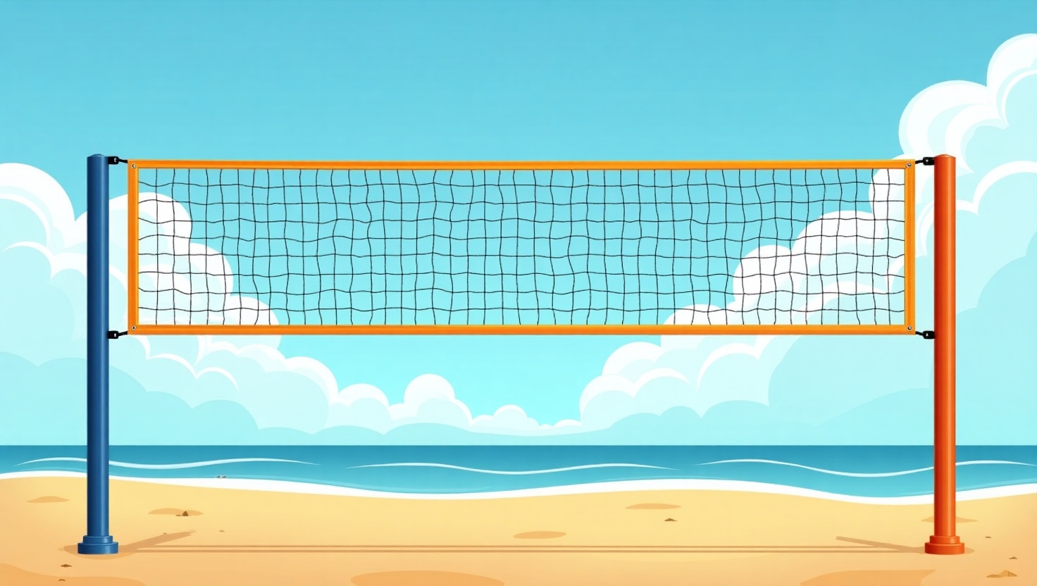 All‑Weather Volleyball Net & Post Kit