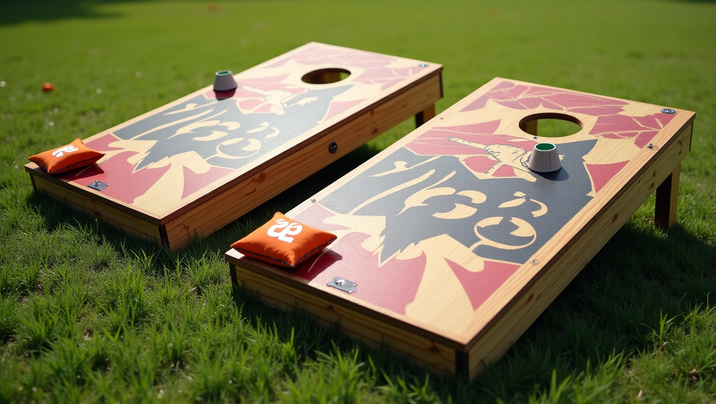 Outdoor Cornhole Bean Bag Toss